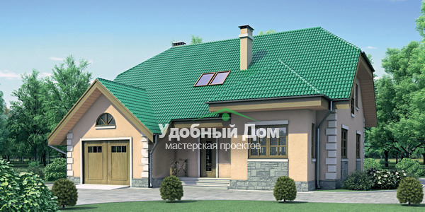 Проект бетонного дома 52-35